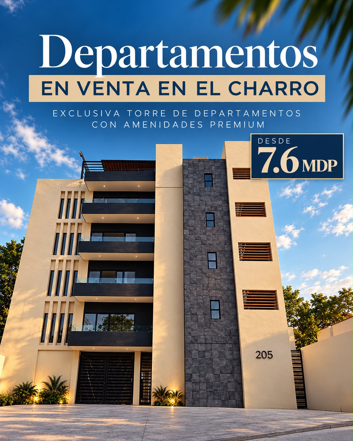 Ficha visual de departamentos en venta